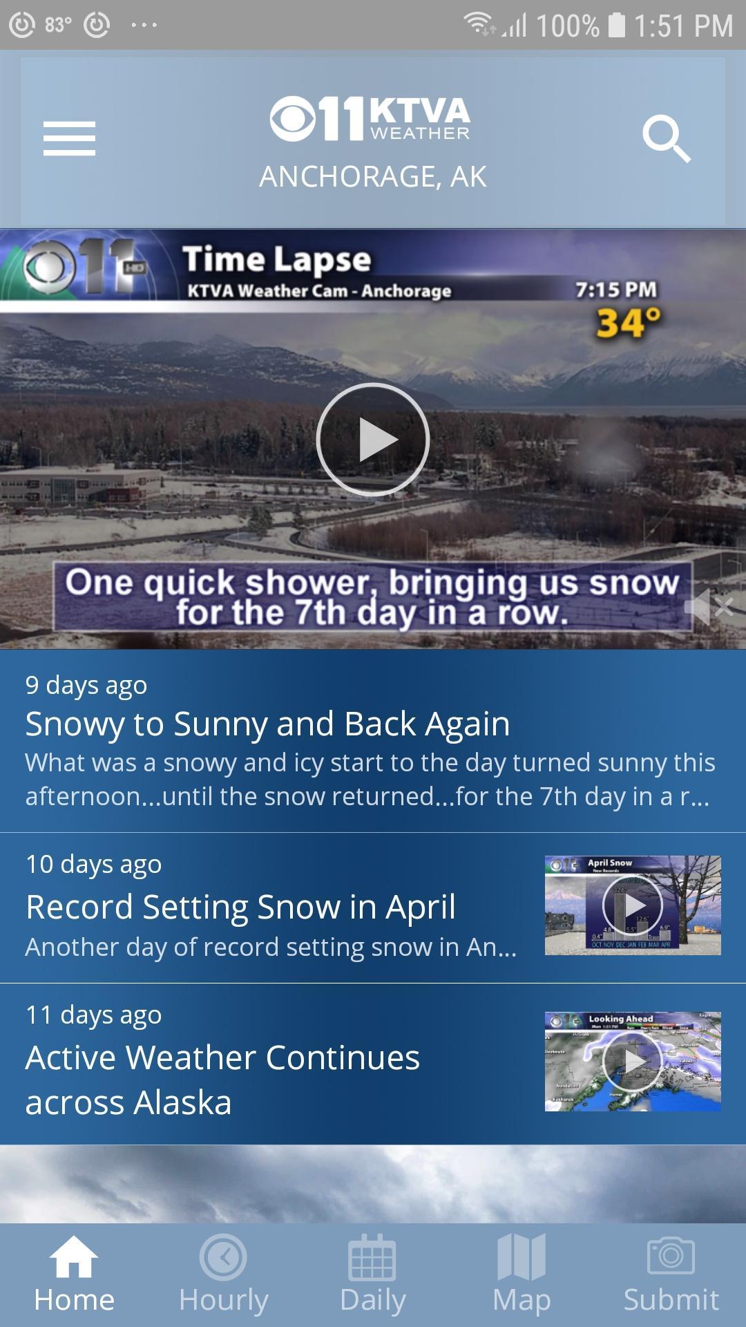 KTVA 11 Weather