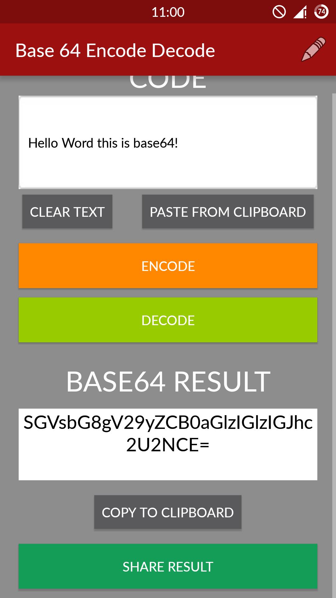 Encode / Decode - Base 64