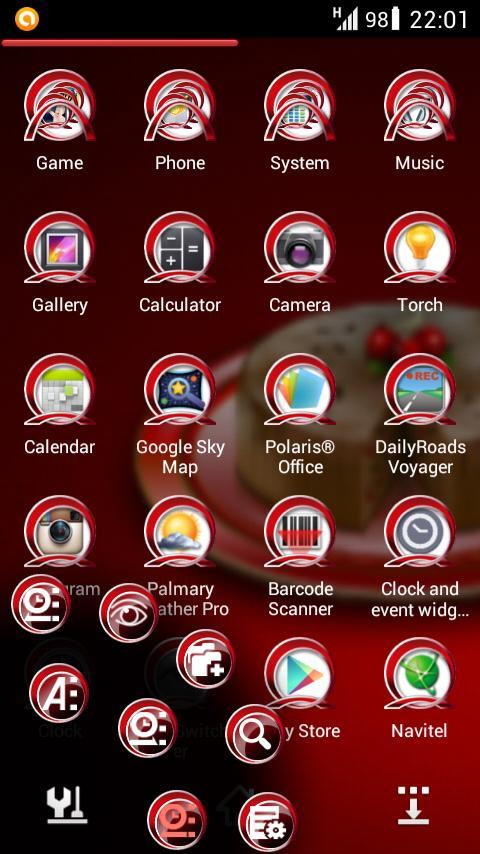 Next Launcher Theme RedLi