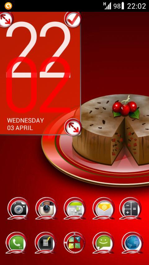 Next Launcher Theme RedLi