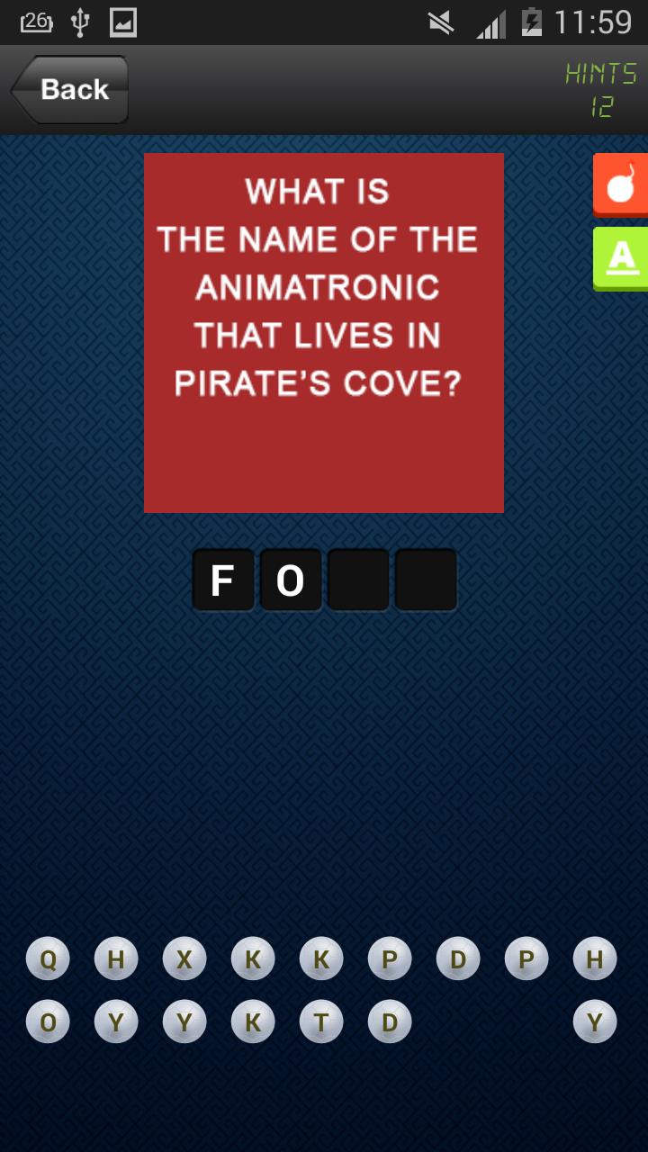 Quiz for FNAF Trivia