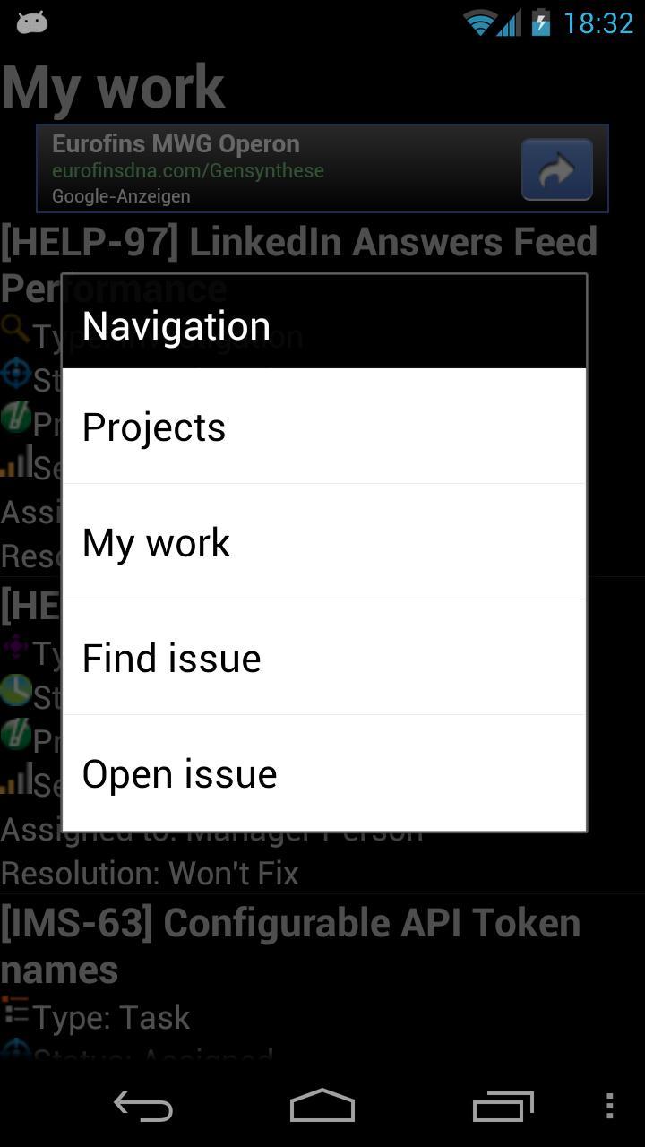 Gemini Issue Tracker App