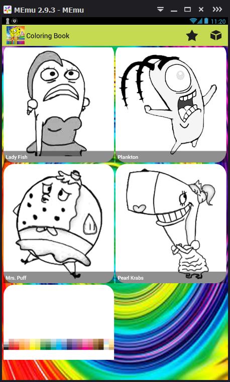 Coloring Game For SpongeBob