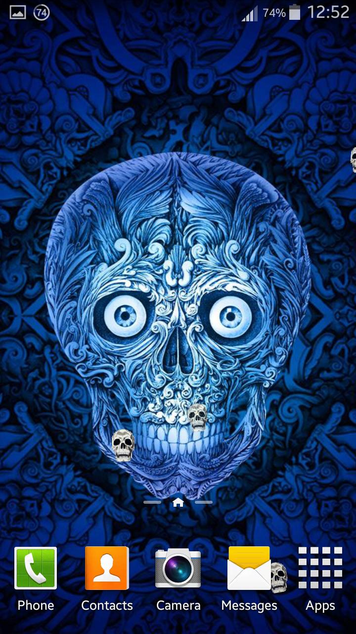 Skulls Live Wallpaper