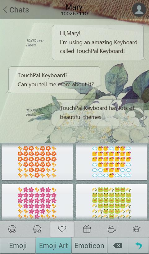 TouchPal Greyish White Theme