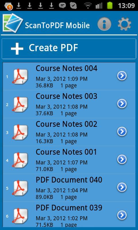 ScanToPDF Mobile Free