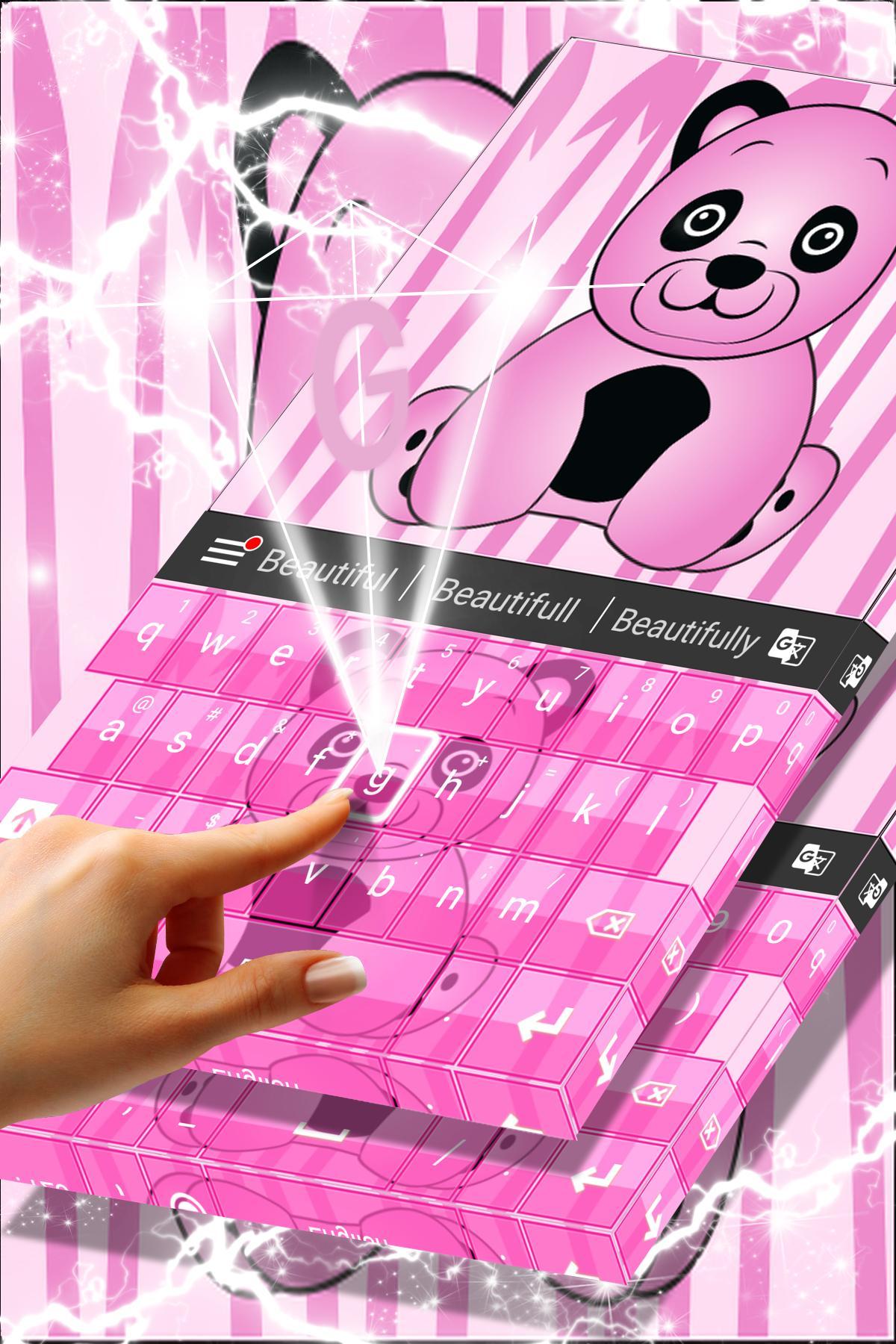 Pink Panda Keyboard