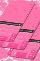 Pink Hearts Keyboard Theme