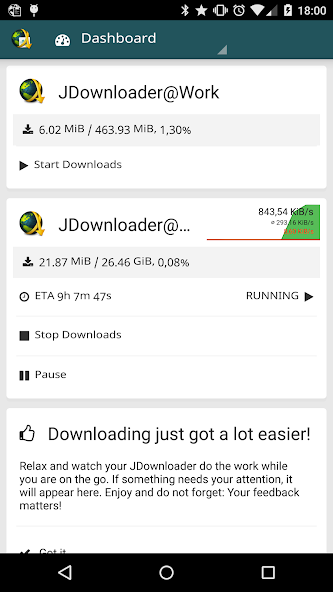 MyJDownloader
