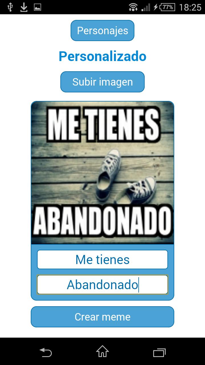 MemeGenerator.es: Crear memes