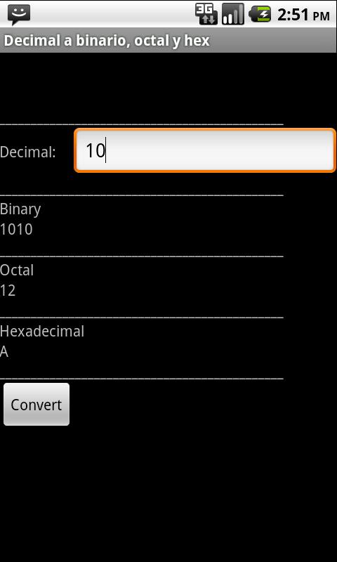Binary Octal Hex Converter