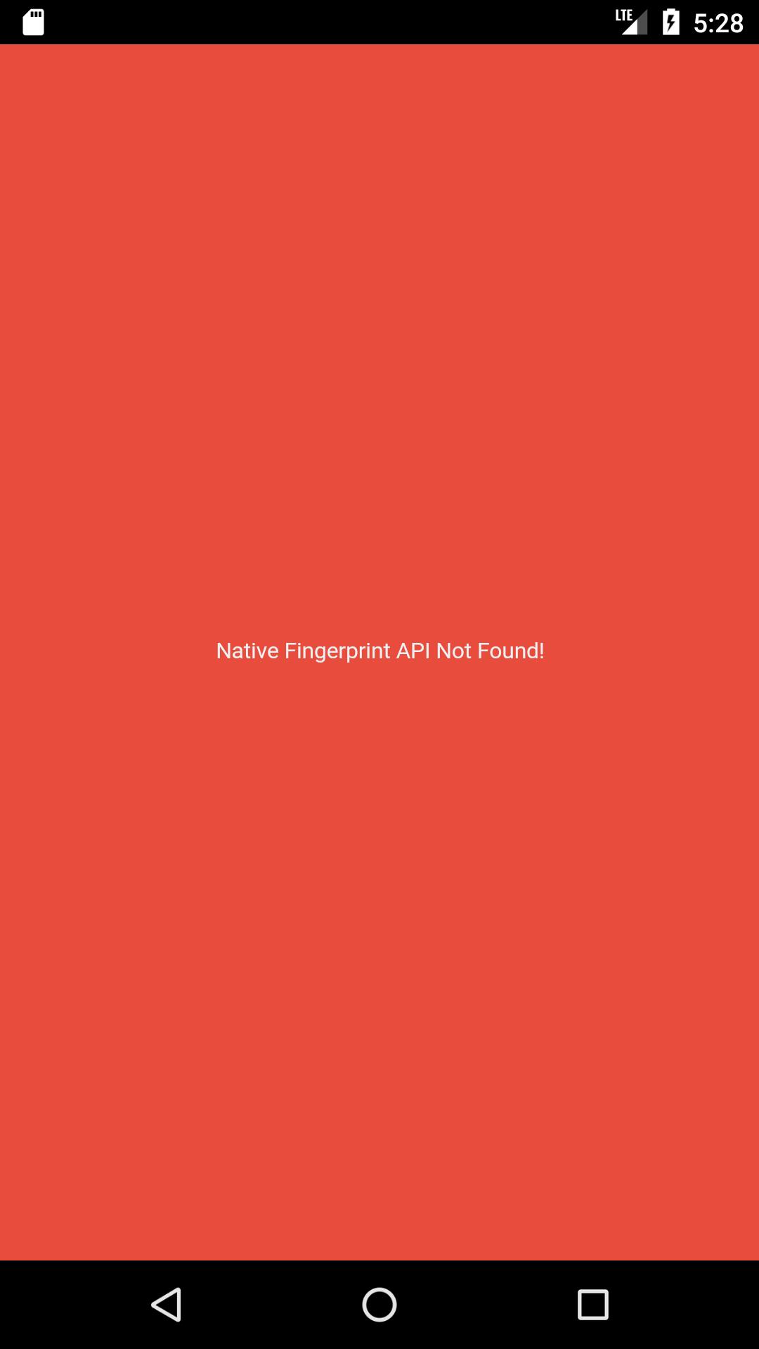 Ampare Fingerprint Test