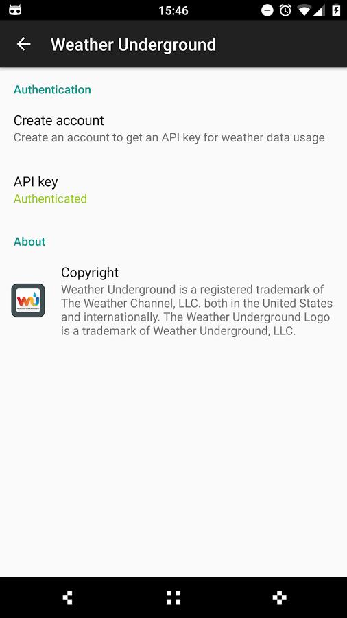 WU CM Weather Provider