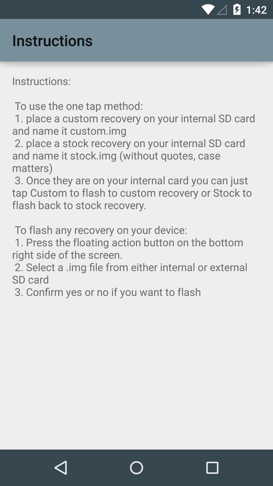 Simple Recovery Switcher