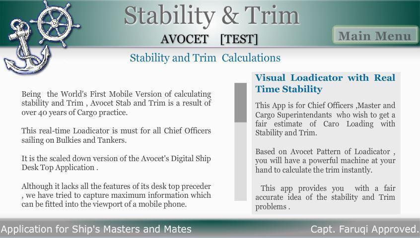 Avocet Stability And Trim