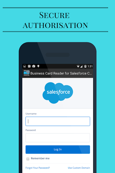 Salesforce Business Card Scann