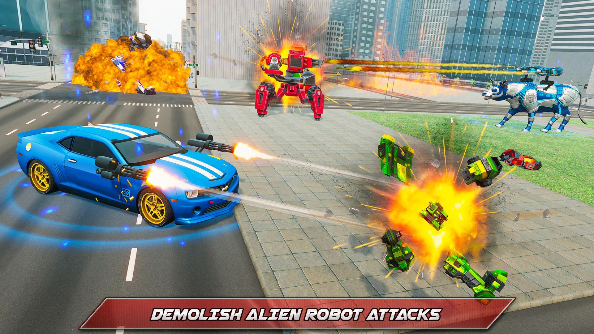 Cow Robot Games 3D: Robot Game