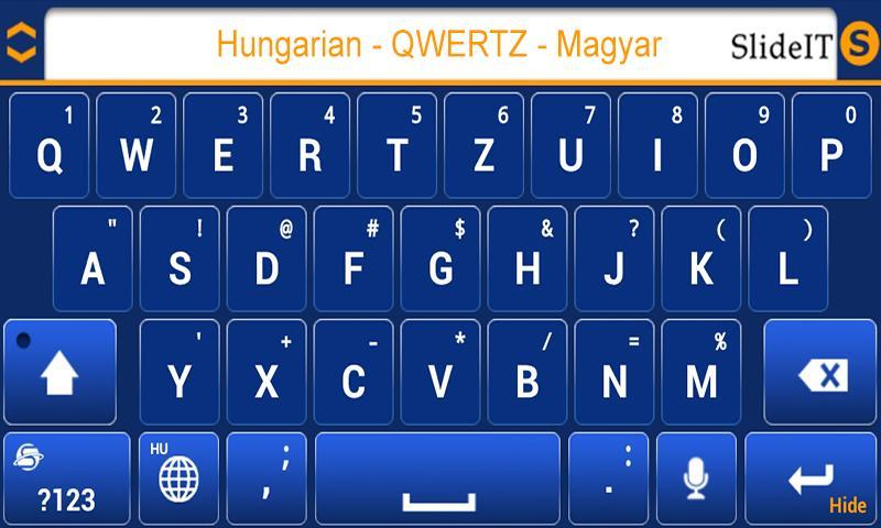 SlideIT Hungarian QWERTZ Pack