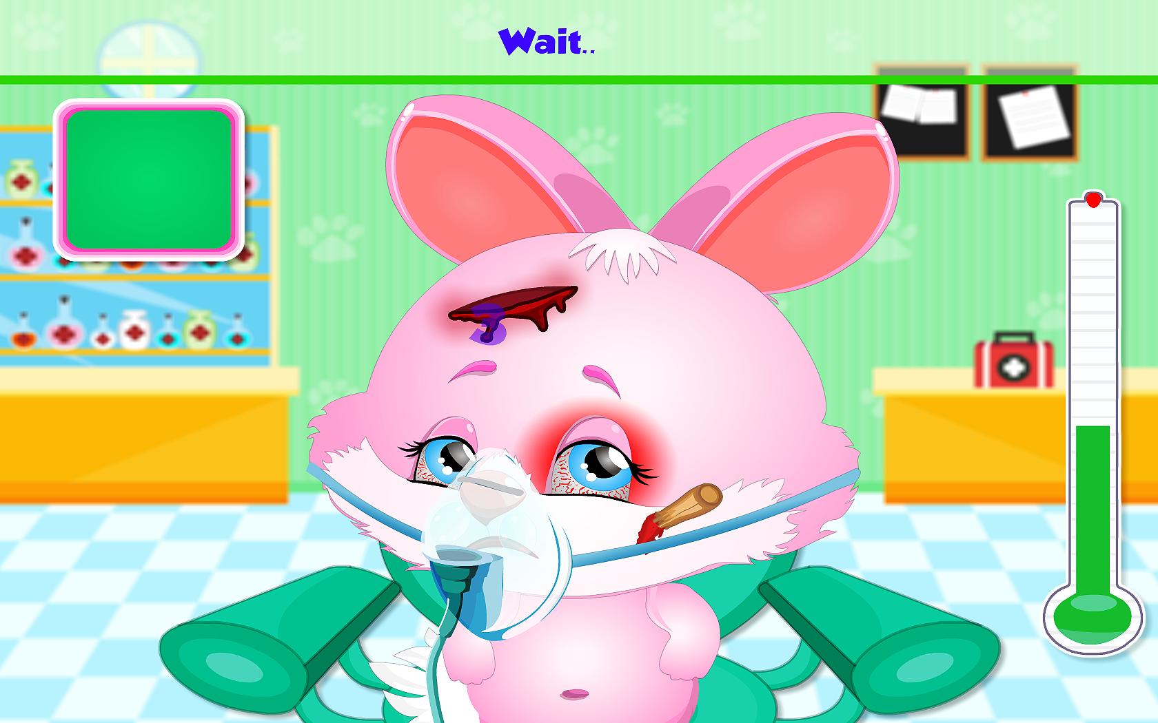 Bunny Face Injury Animal Games