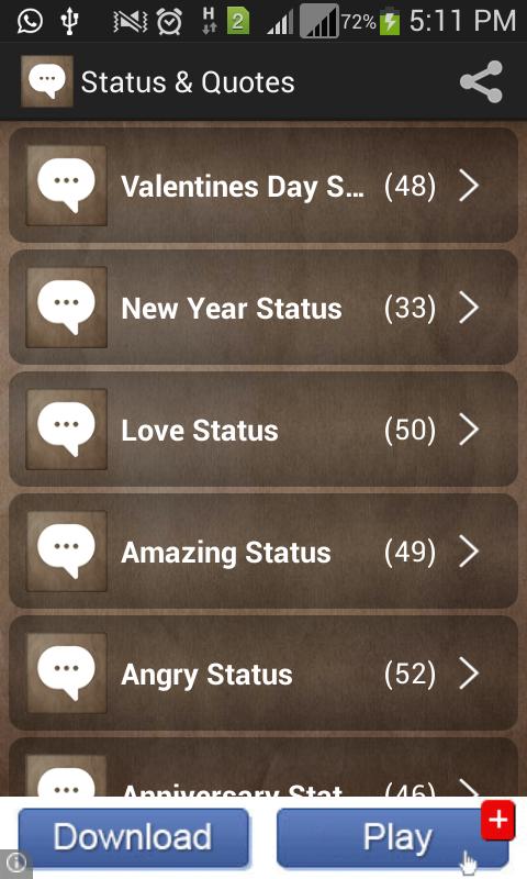 Status & Quotes Collection