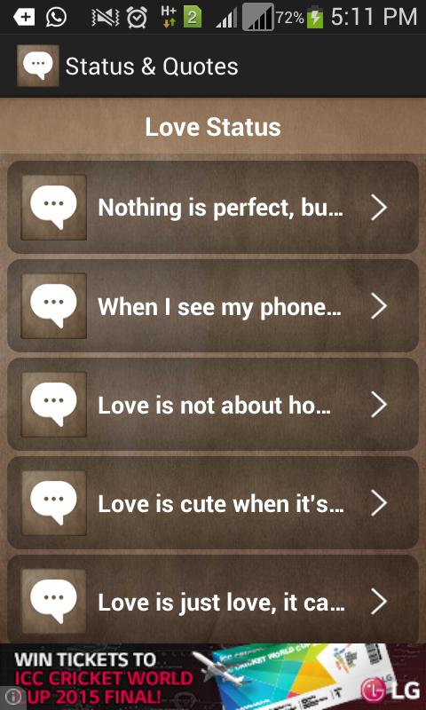 Status & Quotes Collection