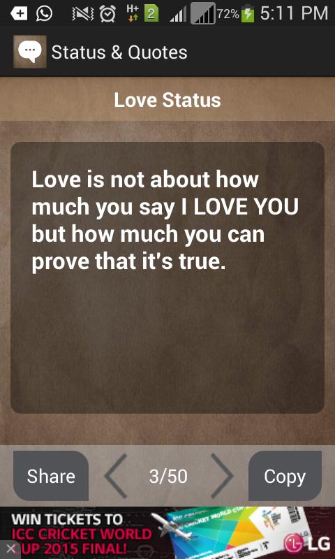 Status & Quotes Collection