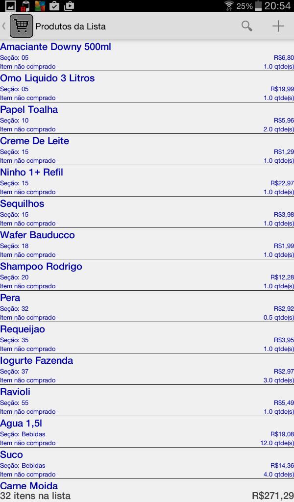 Lista de Supermercado (Antigo)