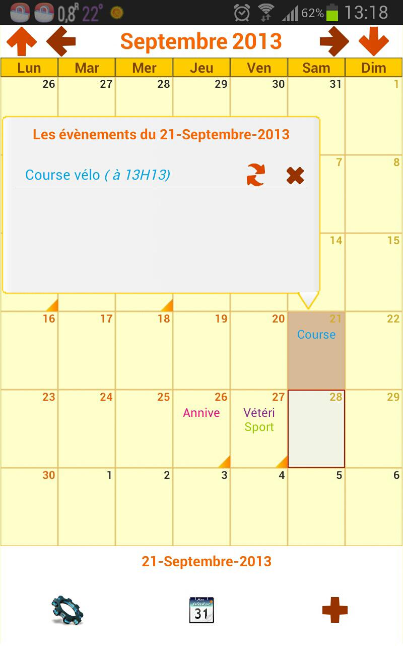 Mon Calendrier