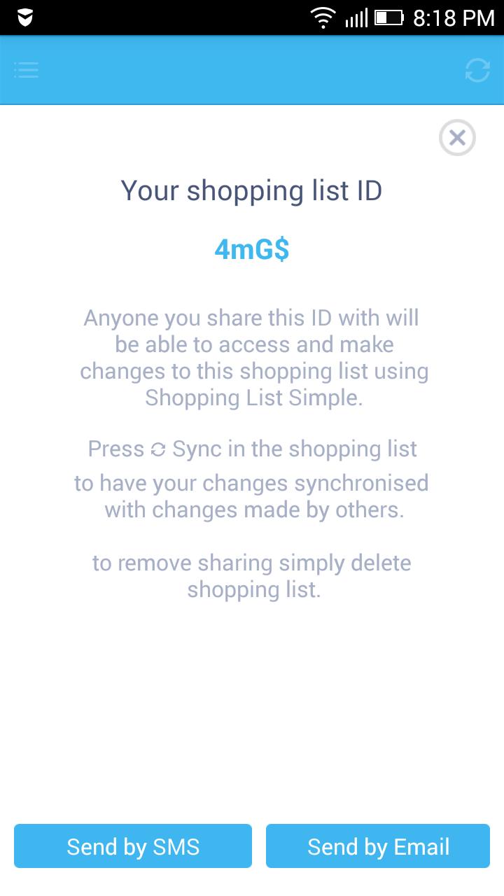 Shopping List Simple