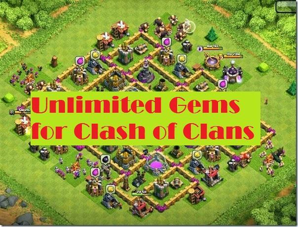 Unlimited Gems for Clash of Clans