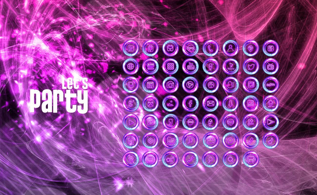 Let's party launcher theme