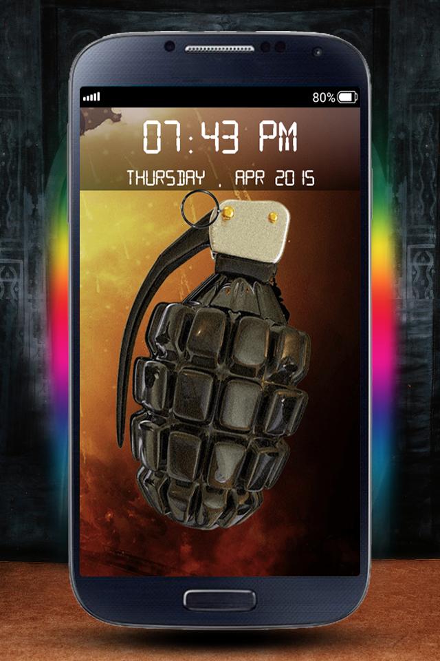 Hand Grenade Screen Lock