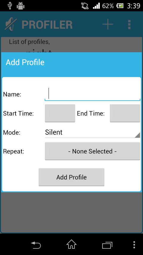 Profile Scheduler