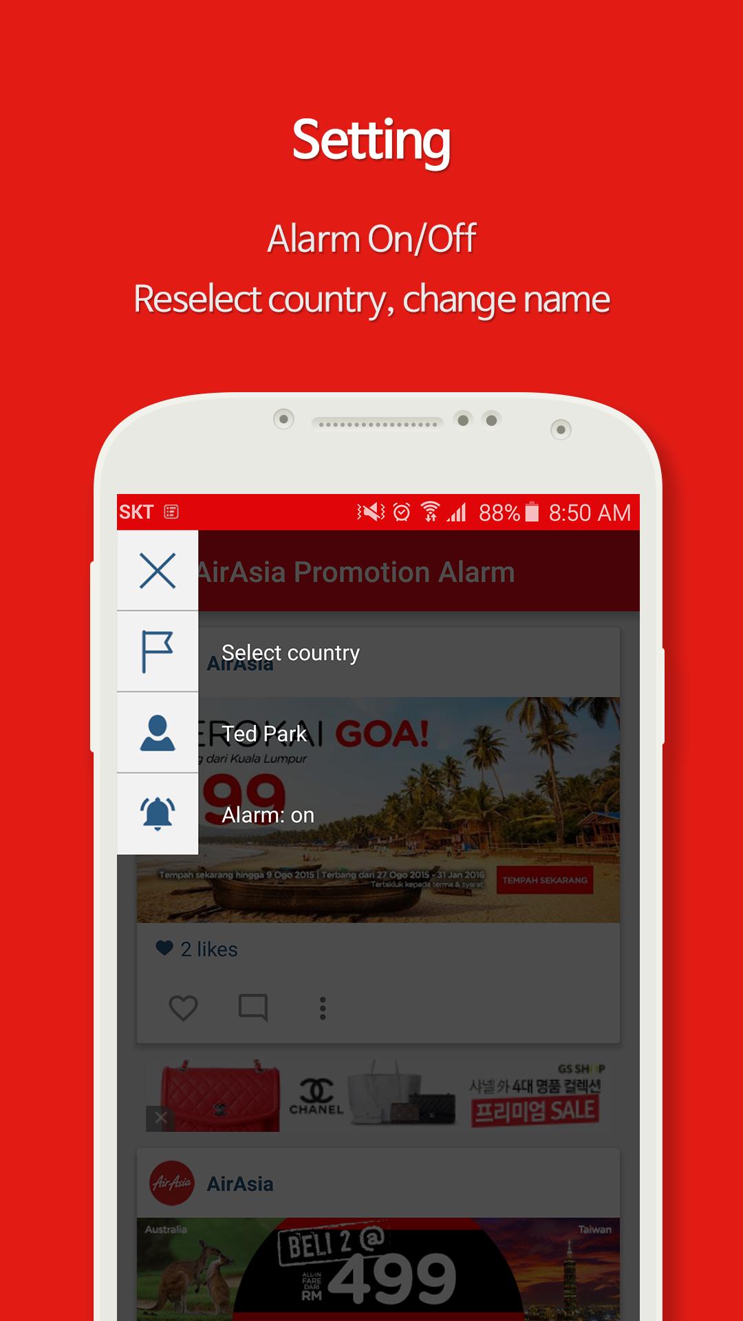 Promotion Alarm for AirAsia