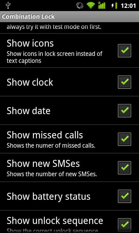 Combination Lock (free)