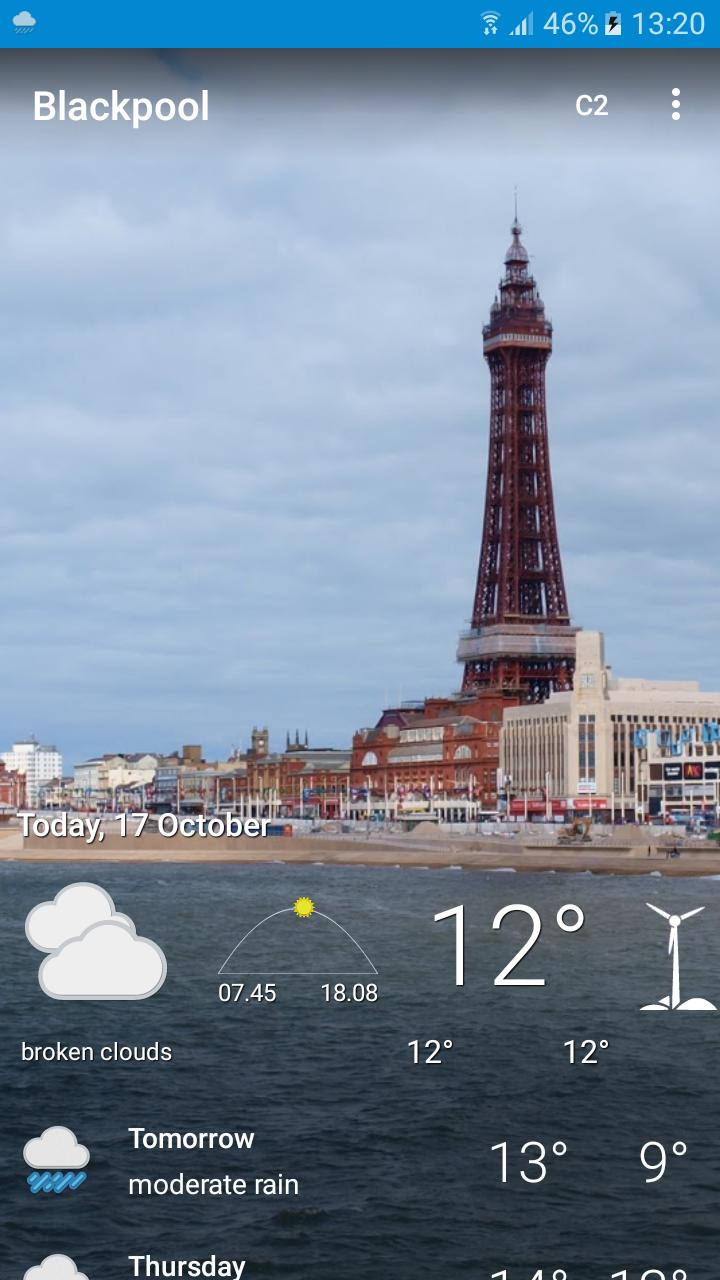 Blackpool, Lancashire - Weather