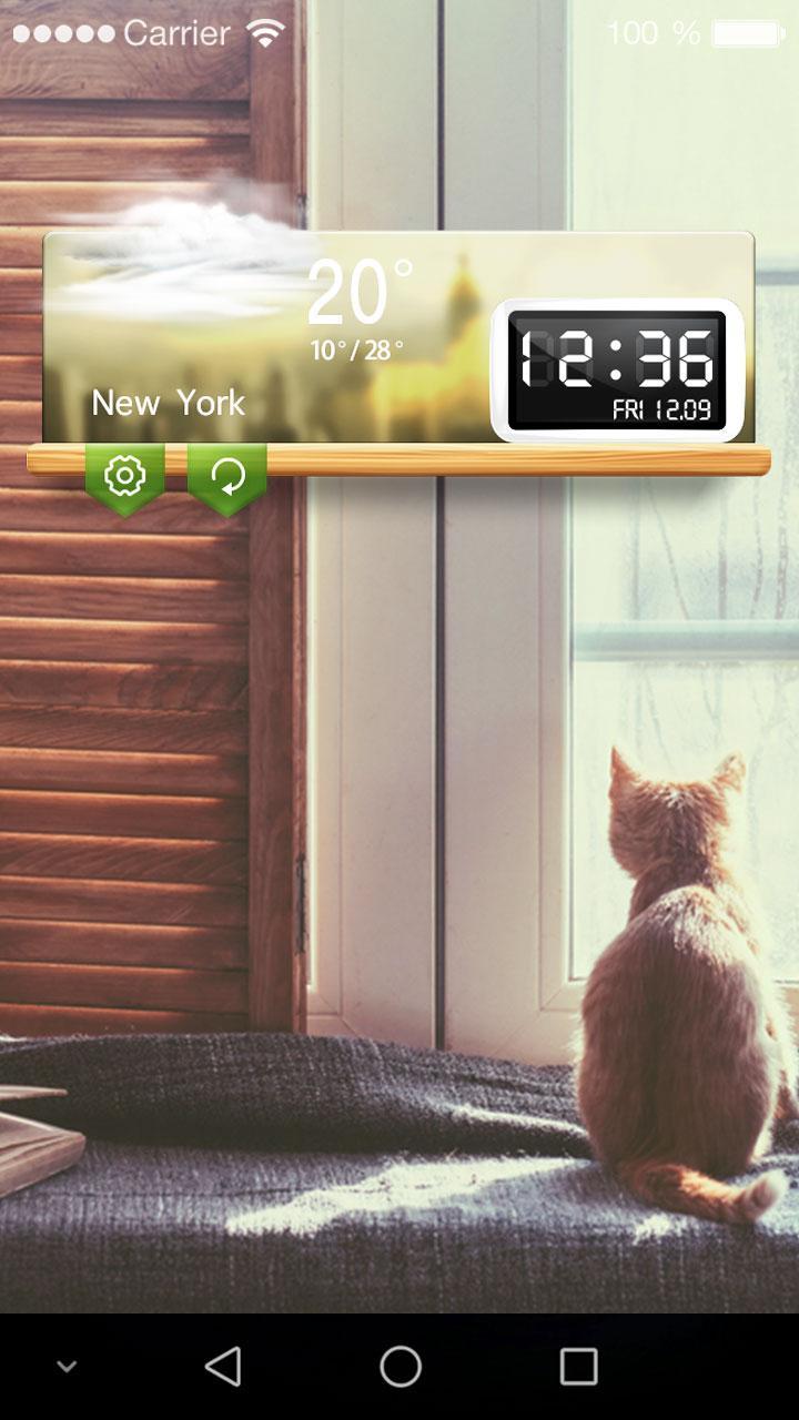 Weather & Clock Widget - Alpha