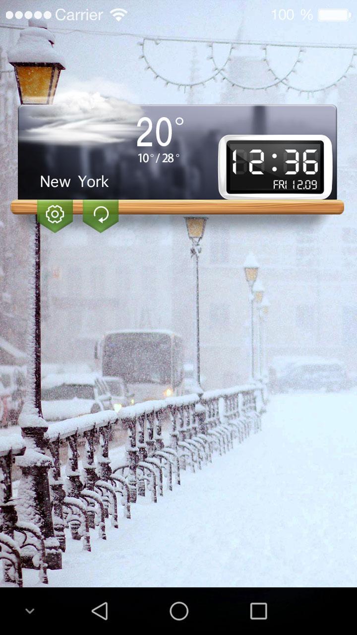 Weather & Clock Widget - Alpha