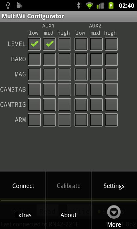 MultiWii Configuration Tool
