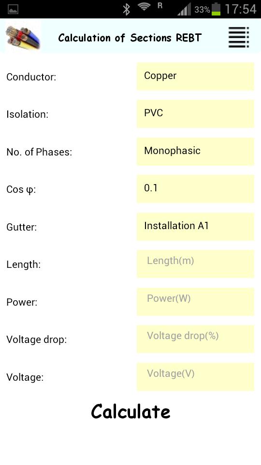 REBT Calculate Sections