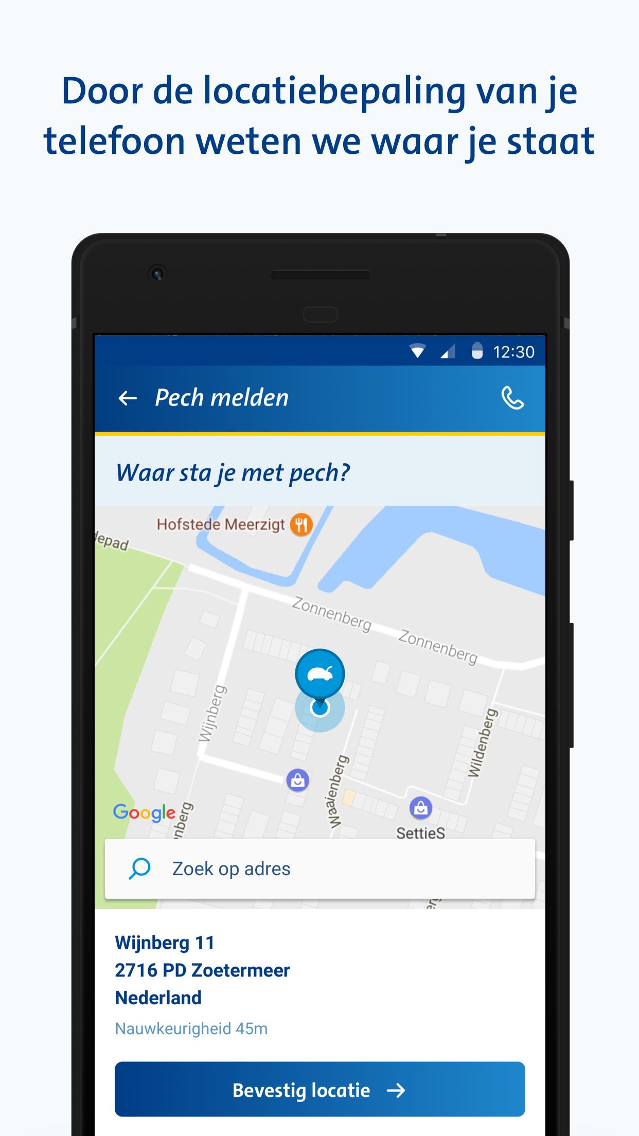 ANWB Wegenwacht Pechhulp app