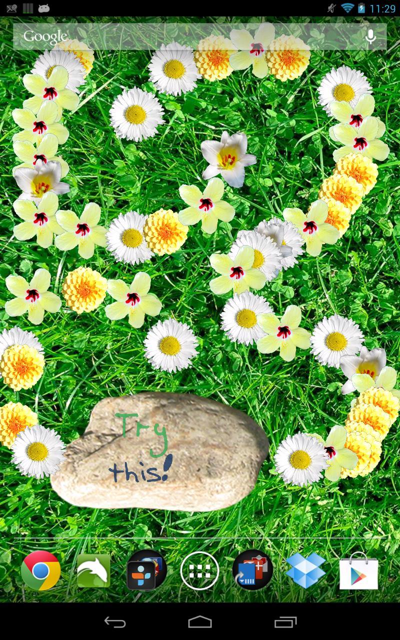 Flower Paint Live Wallpaper