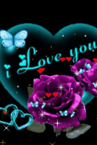 Purple Rose Blue Butterfly Liv