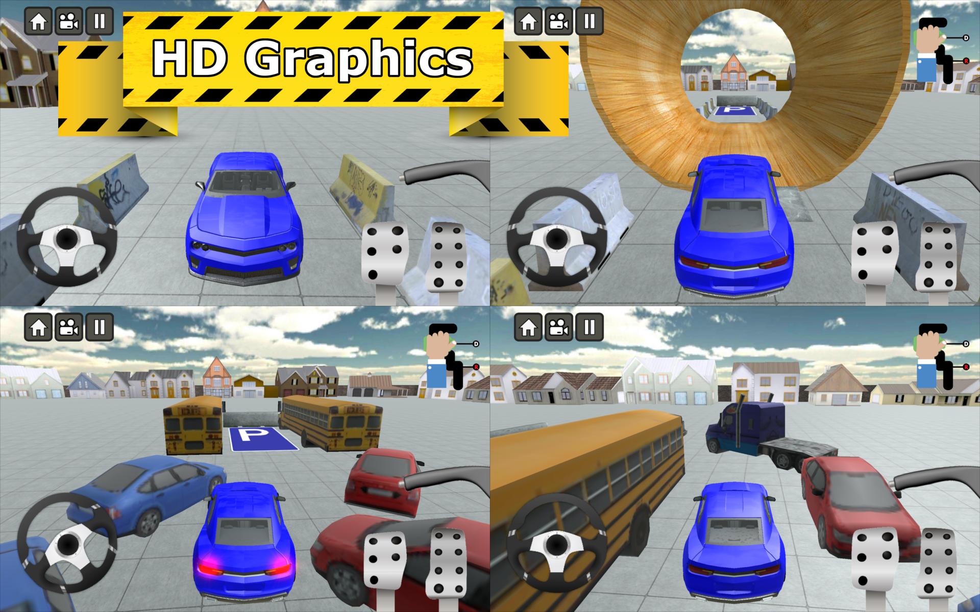 Modern American Car Parking