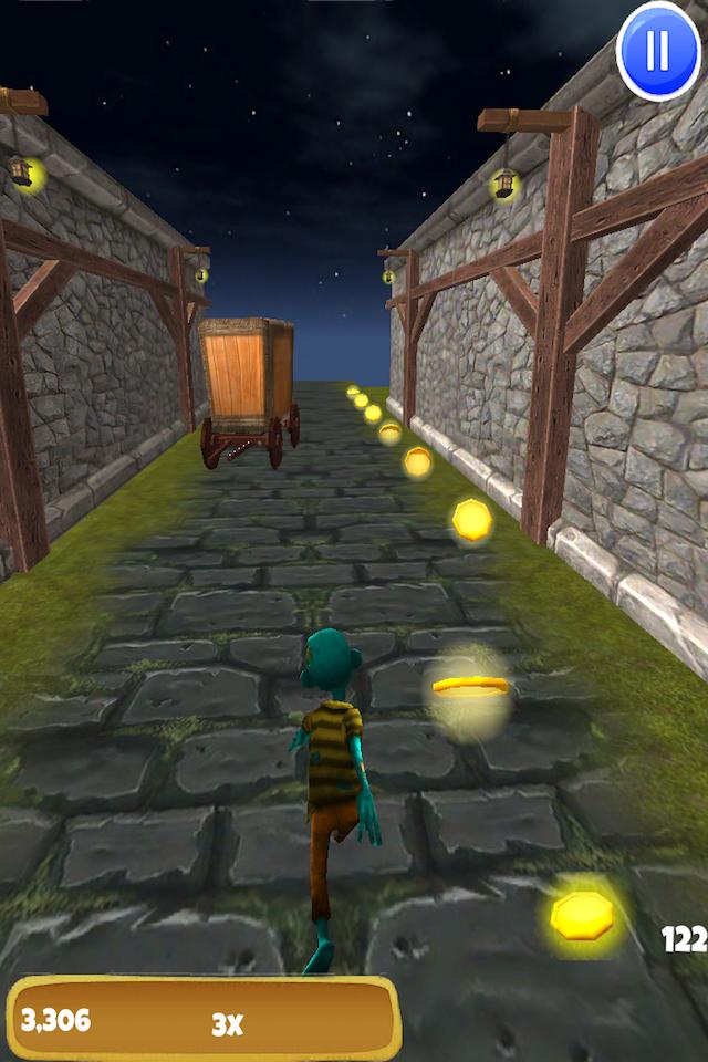 Angry Zombie Run: Village Rush