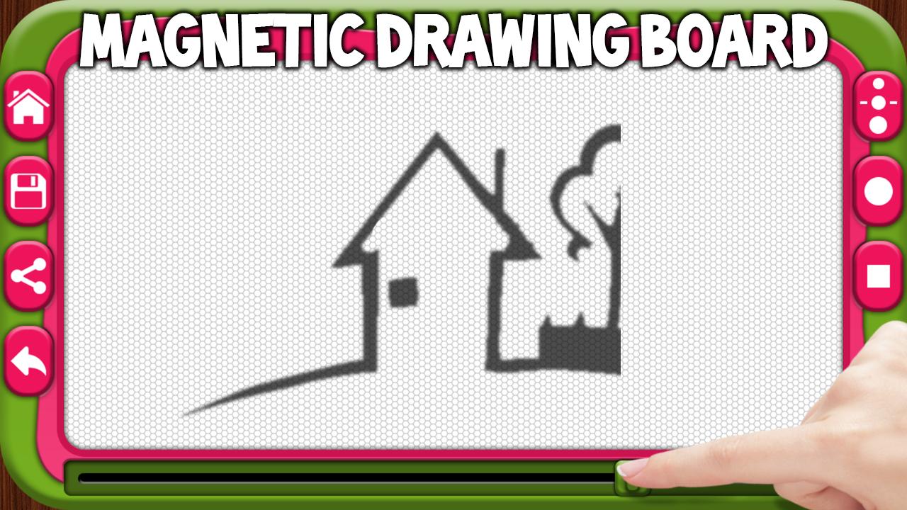 Magnetic drawing board