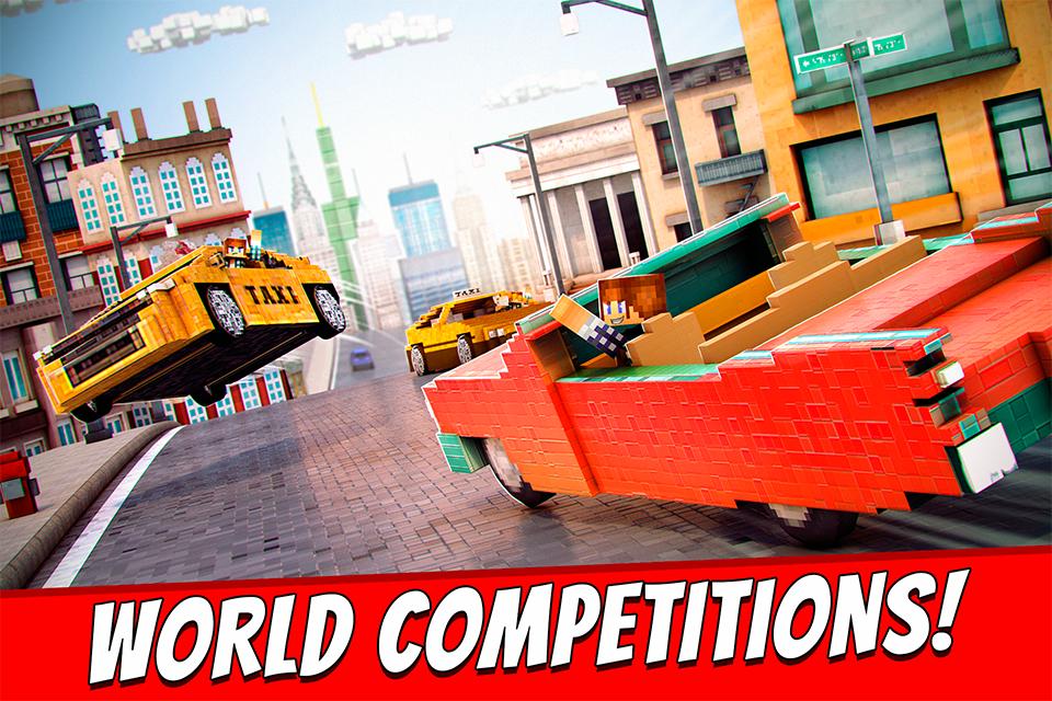 Survival Cars . Blocky Racing