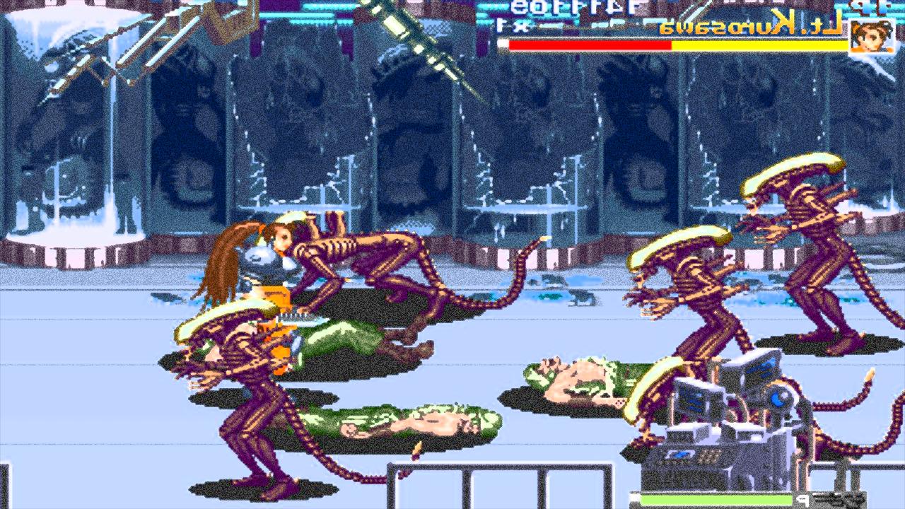 The Alien Fight Predator beat' em up