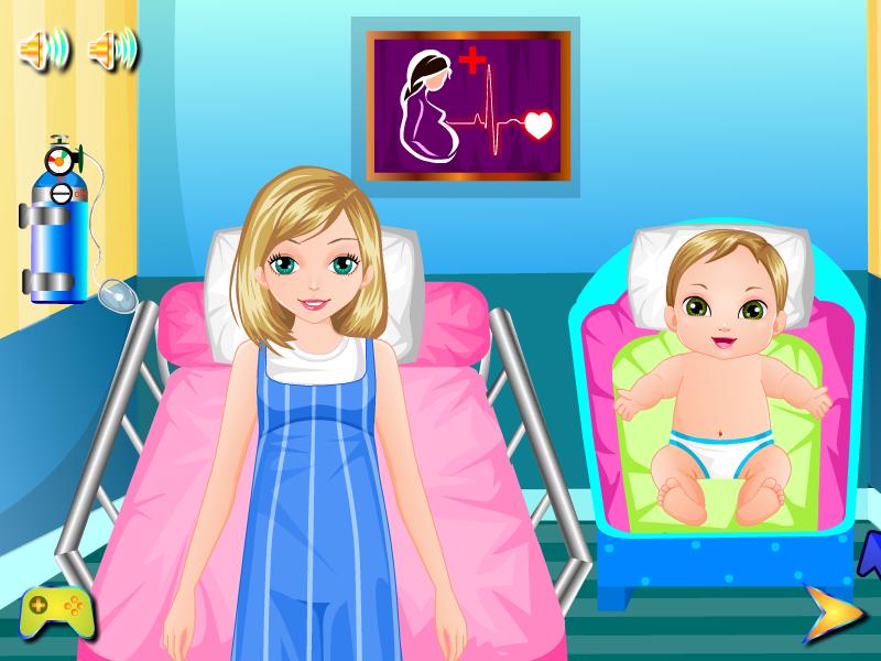 Mother gives birth games