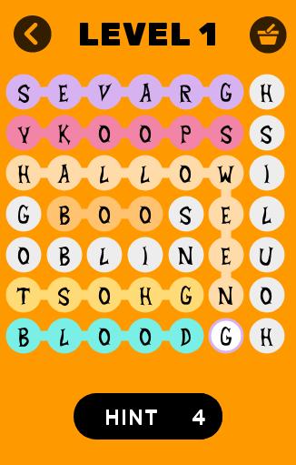 Halloween Word Search Free